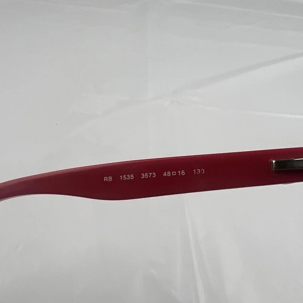 Ray Ban RB 1535 3573 Eyeglasses Red Logo Arms 48-16-130 Frames Only #6